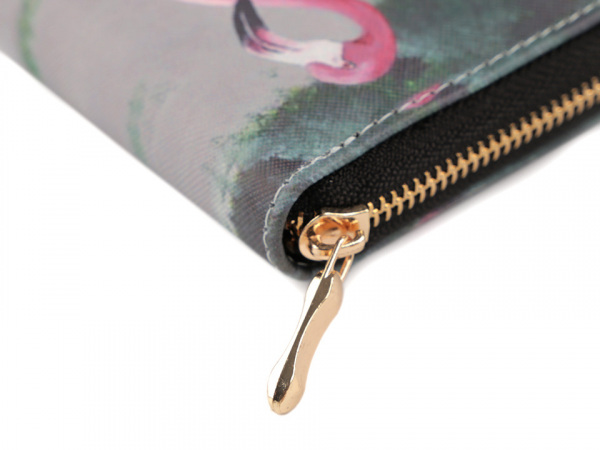 Dámská peněženka plameňák 10x19 cm