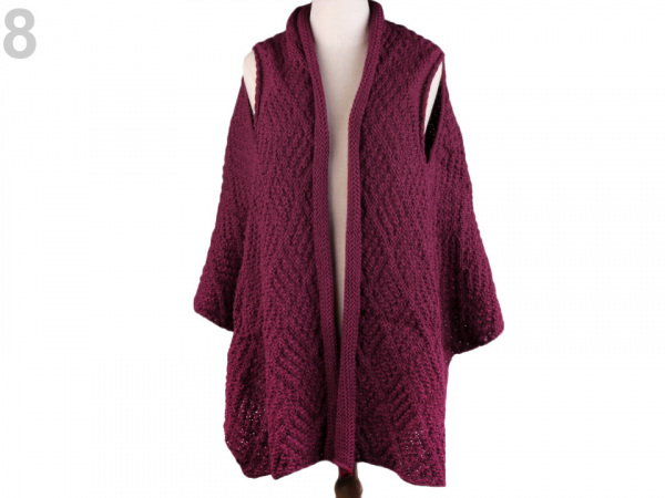 Pletená vesta / šála