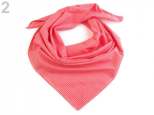 Bavlněný šátek s proužky 65x65 cm