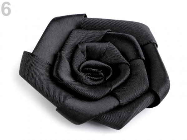 Saténová růže Ø50 mm