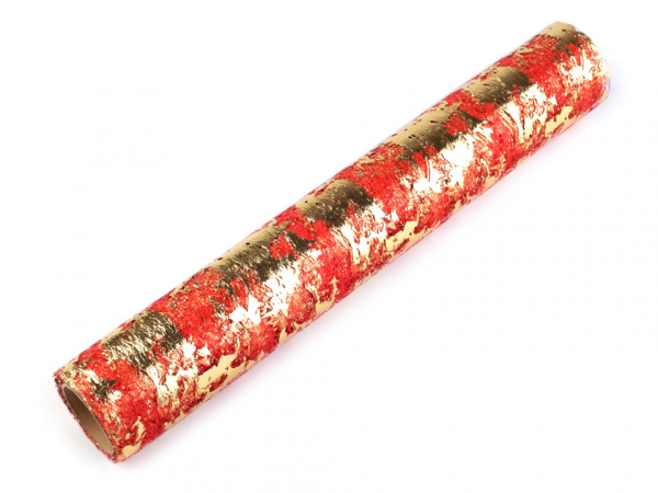 Pavučinka metalická šíře 36 cm svatební