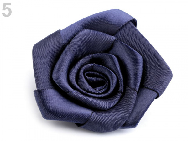 Saténová růže Ø50 mm