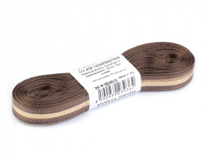 Vánoční stuha s lurexem šíře 12 mm