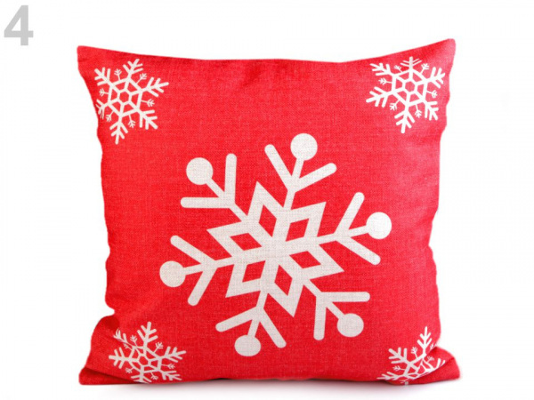Vánoční povlak na polštář 43x43 cm