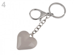 Přívěsek na kabelku / klíče srdce