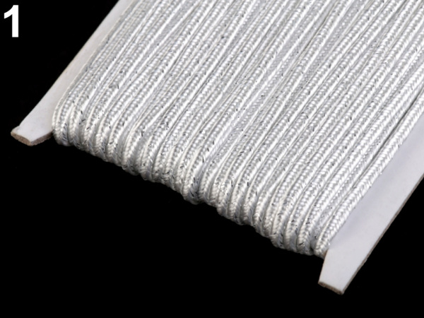 Sutaška šíře 3 mm s lurexem