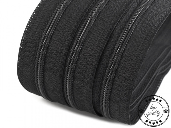 Zip spirálový šíře 6 mm pevný metráž