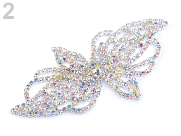 Štrasová aplikace k našití AB efekt