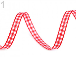 Károvaná stuha šíře 7 mm