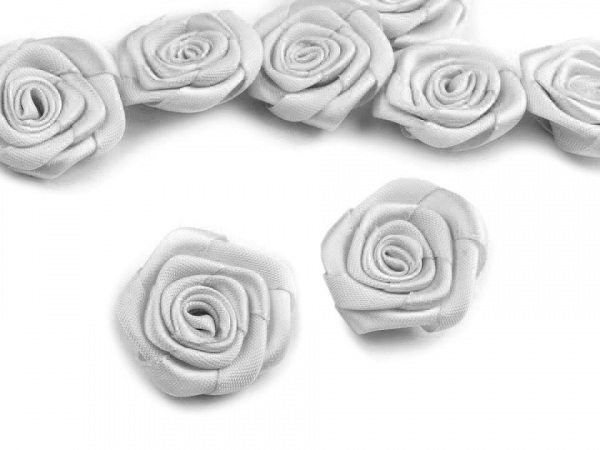 Saténová růže Ø30 mm