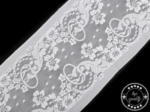 Elastická krajka / vsadka šíře 12,5 cm