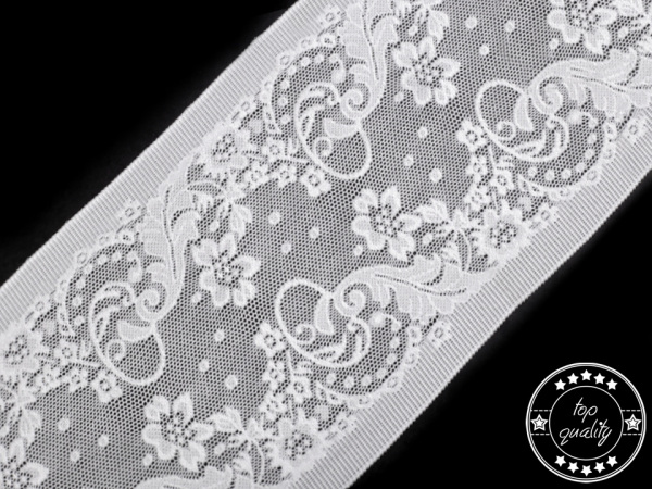 Elastická krajka / vsadka šíře 12,5 cm