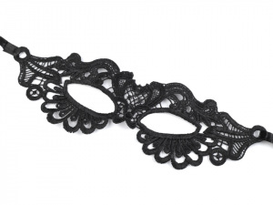 Karnevalová maska - škraboška krajková