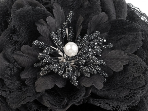 Brož / ozdoba růže Ø11 cm