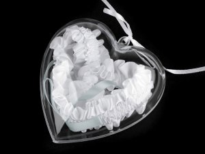 Dárkové balení podvazek v srdci