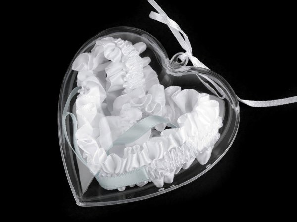 Dárkové balení podvazek v srdci