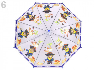 Dětský deštník beruška, motýl, pirát, princezna, žába 2. jakost