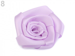 Saténová růže Ø70 mm