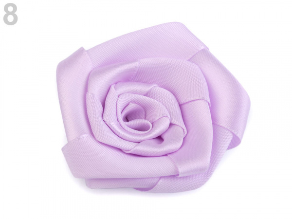 Saténová růže Ø70 mm