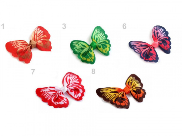 Textilní aplikace / nášivka 3D motýl