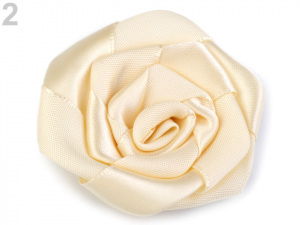 Saténová růže Ø50 mm