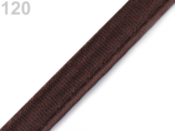 Saténová paspulka / kédr šíře 10 mm