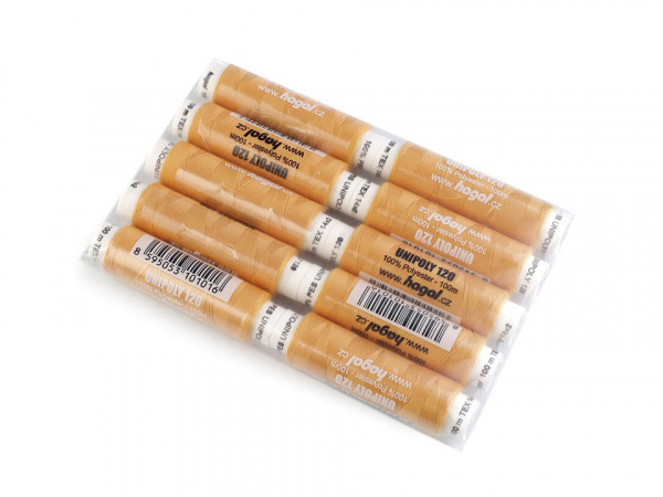 Polyesterové nitě Unipoly návin 100 m