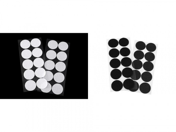 Suchý zip samolepicí kolečka Ø35 mm