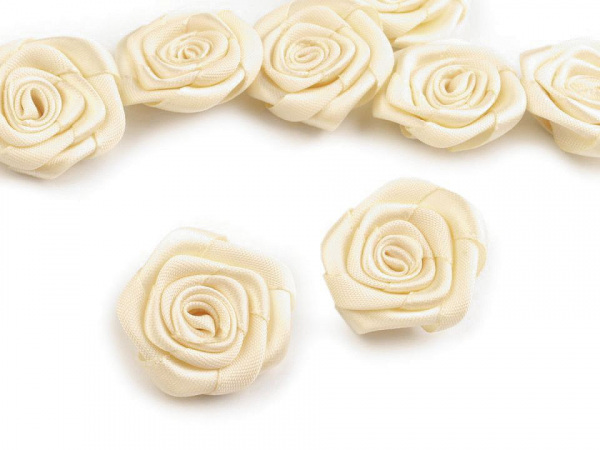 Saténová růže Ø30 mm