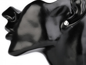 Náhrdelník a náušnice s broušenými kameny - jablonecká bižuterie