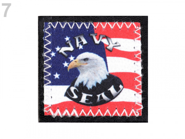 Nažehlovačka dvojitá, prošitá