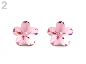 Náušnice se Swarovski Elements květ
