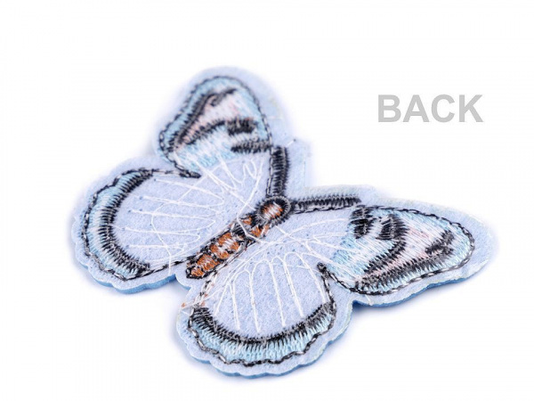 Nažehlovačka motýl s flitry