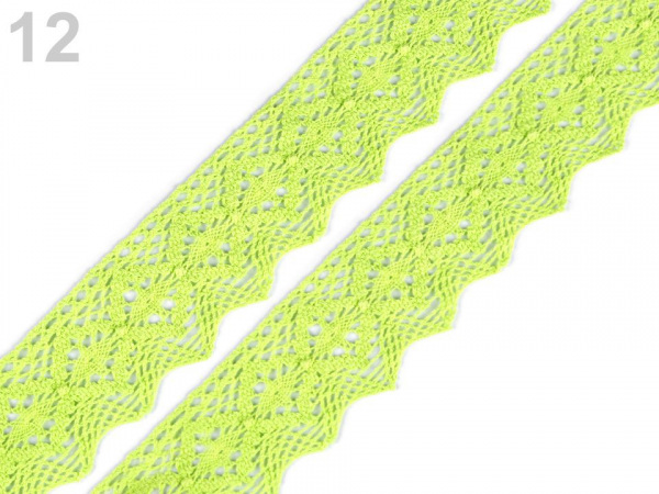 Krajka paličkovaná šíře 46 mm