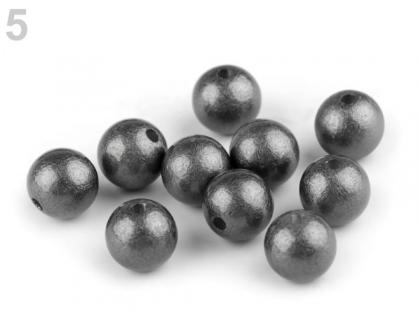 Plastové korálky Shine effect Ø12 mm