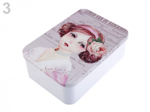 Plechová krabička s víkem Languo