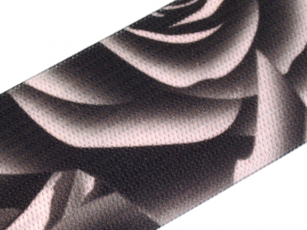 Pruženka šíře 27 mm s potiskem růže