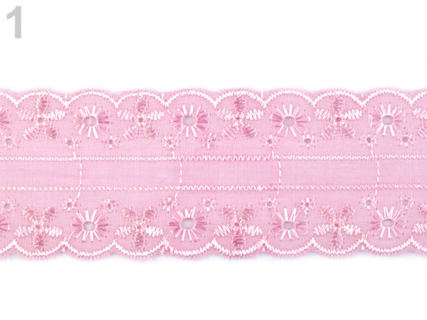 Madeira / vsadka - štykování šíře 45 mm