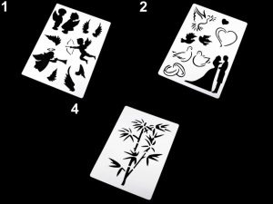 Plastová šablona 15x21 cm