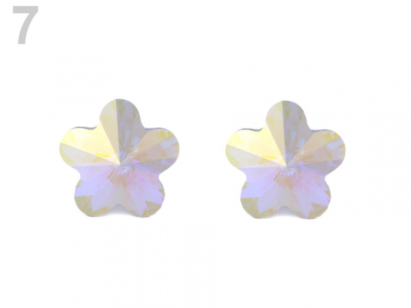 Náušnice se Swarovski Elements květ