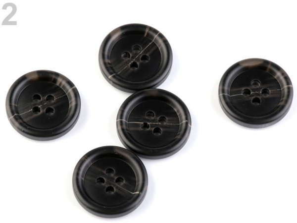 Knoflík velikost 28", 32", 36"