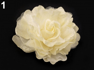 Brož / ozdoba růže Ø8 cm