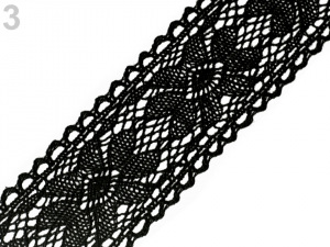 Krajka / vsadka paličkovaná šíře 55 mm