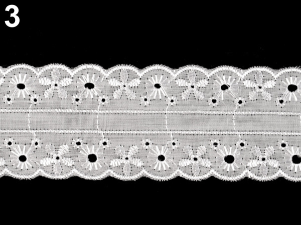 Madeira / vsadka - štykování šíře 45 mm