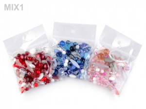 Skleněné korálky ramš broušené ohňovky