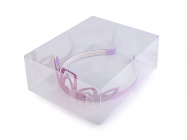 Karnevalová čelenka - korunka s glitry v krabičce