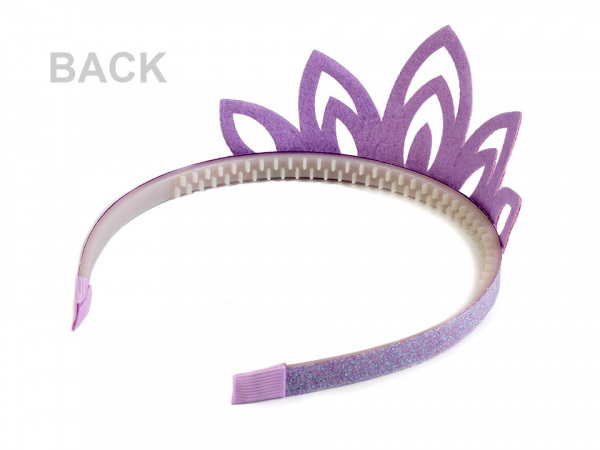 Karnevalová čelenka - korunka s glitry v krabičce