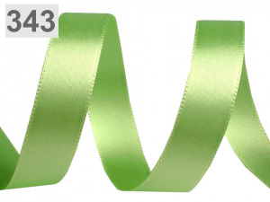 Atlasová stuha oboulící svazky po 5 m šíře 15 mm