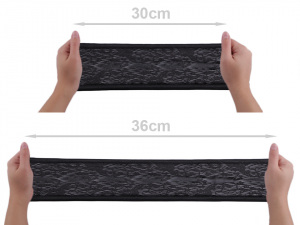 Elastická krajka se silikonem šíře 10,5 cm