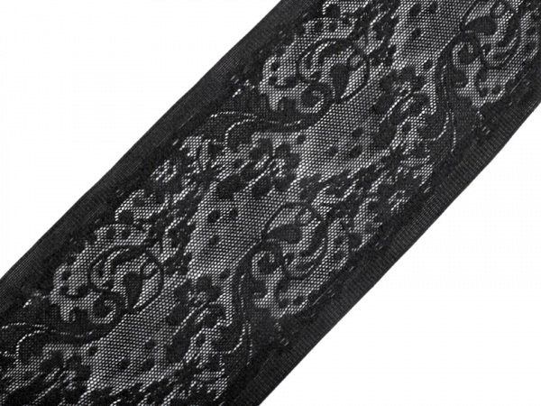 Elastická krajka se silikonem šíře 10,5 cm